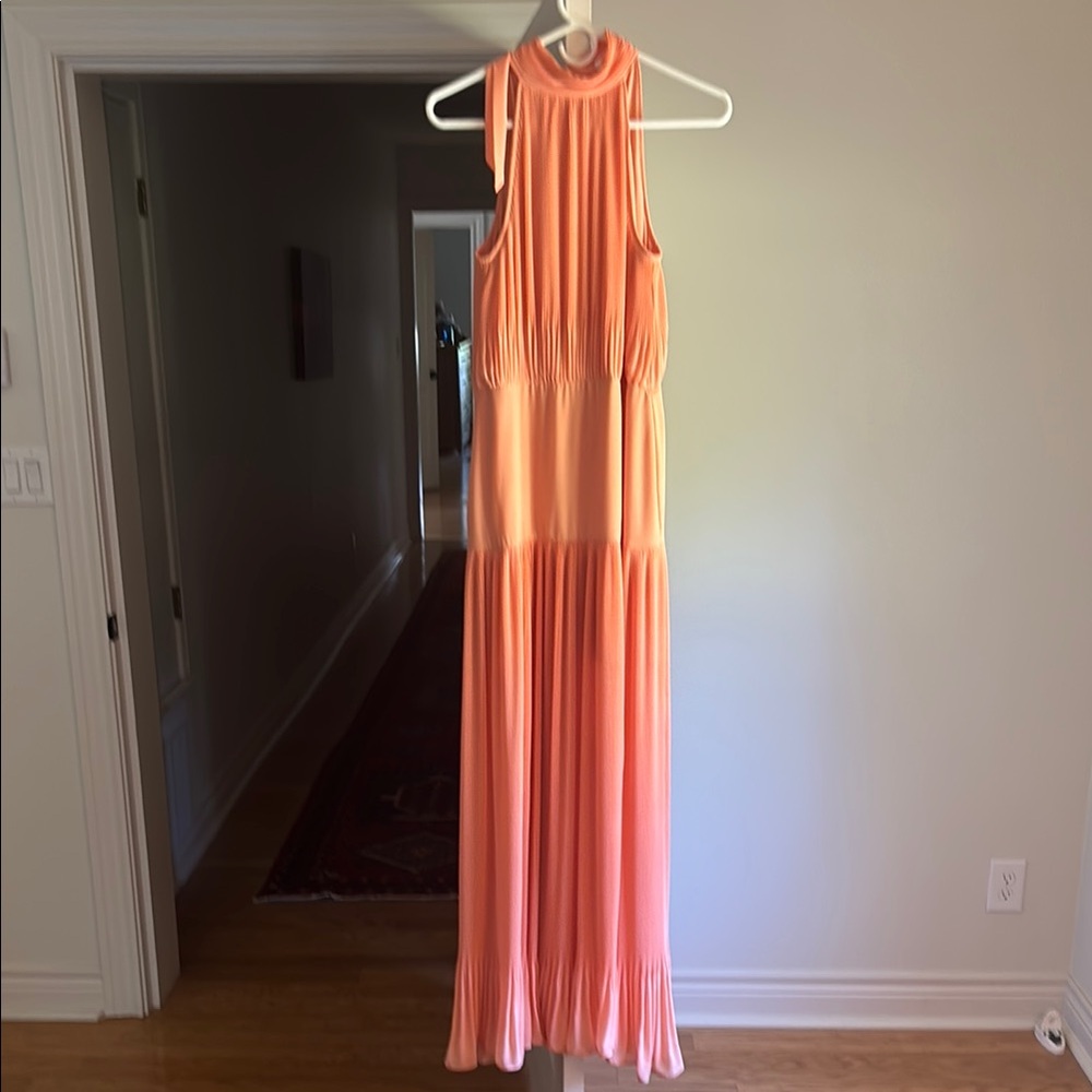 Veronica Beard Elegant Coral Maxi Dress